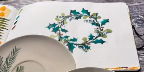Christmas Wreath Plate Workshop - WOKING