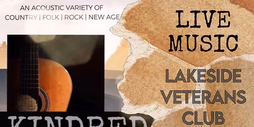 LIVE MUSIC-Lakeside Veterans Club
