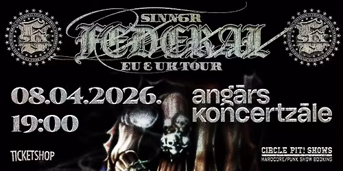 SINN6R ang\u0101ra koncertz\u0101l\u0113 08.04.