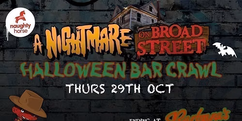 Nightmare On Broad Street: Halloween Bar Crawl \ud83e\udea6