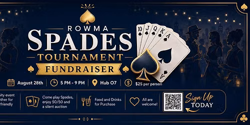 Spades Tournament Fundraiser