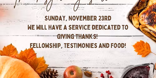 Thanksgiving Service 