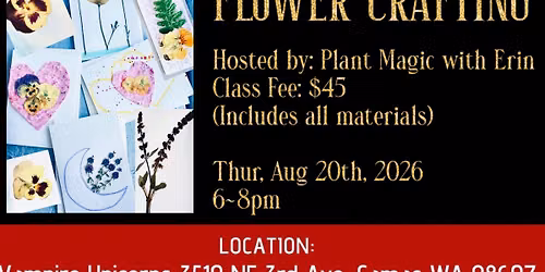 Flower Crafting Workshop 