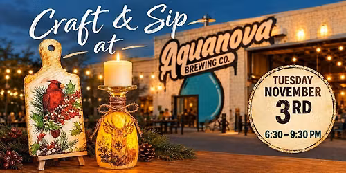 Decoupage at Aquanova!
