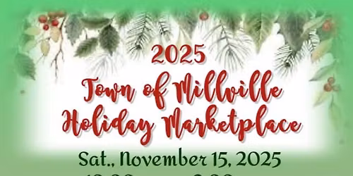 Town of Millville Holiday Marketplace - Vendor