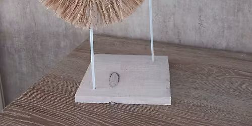 Sisal spiegel boho decoratie