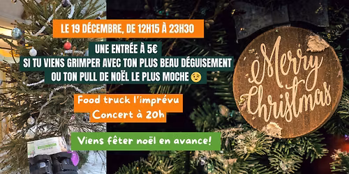 Concert gratuit - Escalade \u00e0 5\u20ac pour les d\u00e9guis\u00e9s