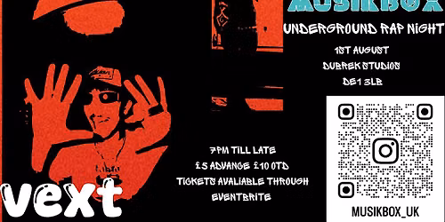 MUSIKBOX: UNDERGROUND RAP NIGHT AUGUST 1ST