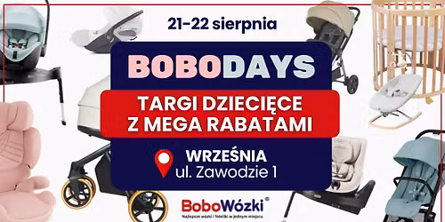 BoboDays Expoo \u2013 targi w\u00f3zk\u00f3w i fotelik\u00f3w!\u2764\ufe0f\ud83d\udc99