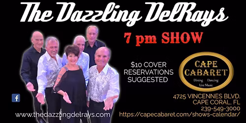The Dazzling DelRays at Cape Cabaret 6\/06\/26