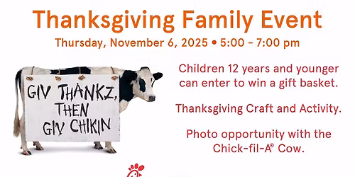 Thanksgiving Family Event.