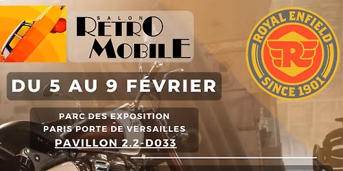 Royal Enfield \u00e0 R\u00e9tromobile 2025