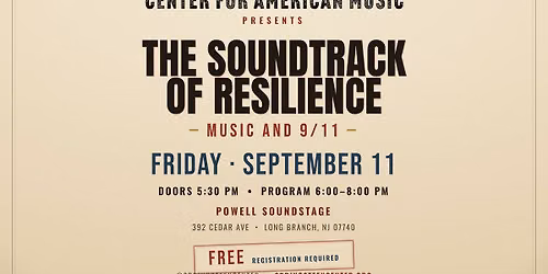 The Soundtrack of Resilience: Music and 9\/11 with Melissa Kozlowski