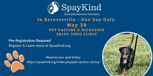 Low-Cost Pet Vaccine & Microchip Clinic