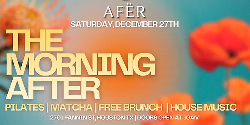 THE MORNING AFTER @ AF\u00cbR