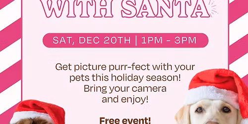 Pictures with Santa Paws