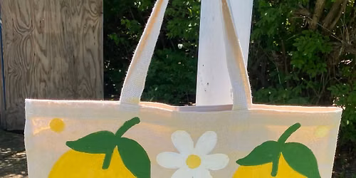Paint Your Own Canvas Tote Bag at Latitude 42 Taphouse!