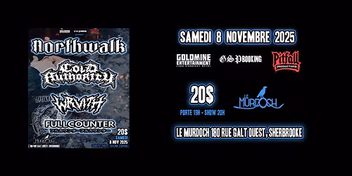 NORTHWALK \/\/ COLD AUTHORITY \/\/ WRVITH \/\/ FULL COUNTER