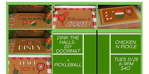 Dink the Halls: DIY Doormat Edition