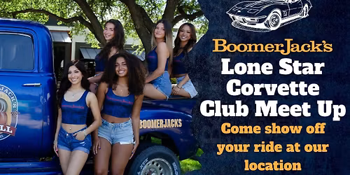 Lone Star Corvette Club Meet Up at BoomerJack's
