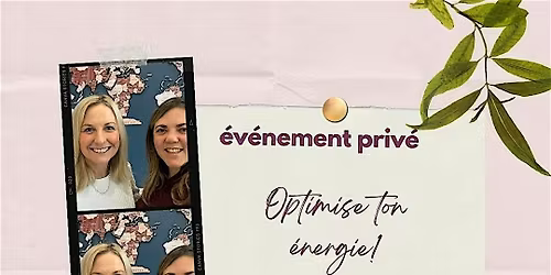 Optimise ton \u00e9nergie!