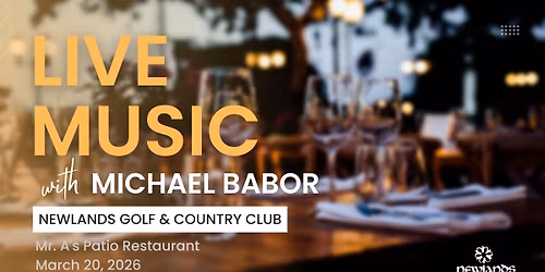 Michael Babor Live @ Mr. A's Patio Restaurant
