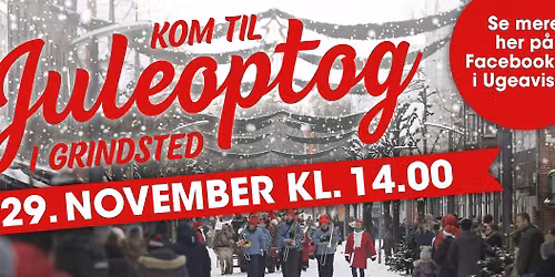 Juleoptog i Grindsted kl 14:00 \ud83c\udf85\ud83c\udffb