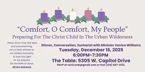 "Comfort, O Comfort, My People"