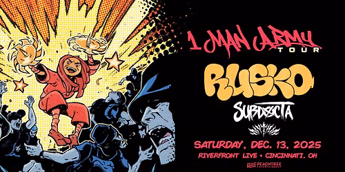 Rusko w\/ SubDocta and MYTHM at Riverfront Live