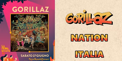GORILLAZ\/\/LA PRIMA ESTATE 2026
