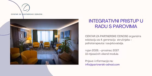 SPECIJALIZACIJA ZA RAD S PAROVIMA - INTEGRATIVNI PRISTUP