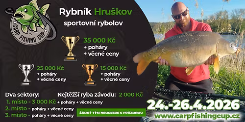 Mikbaits Carp Fishing Cup - Sportovn\u00ed rybolov Hru\u0161kov 2026