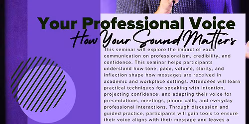 Your Professional Voice:  How Your Sound Matters
