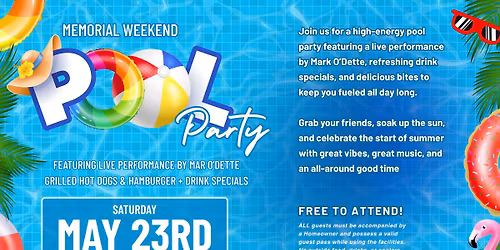 Memorial Weekend Pool Party