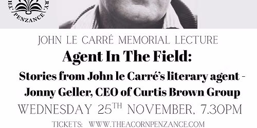 The John le Carr\u00e9 Memorial Lecture with Jonny Geller