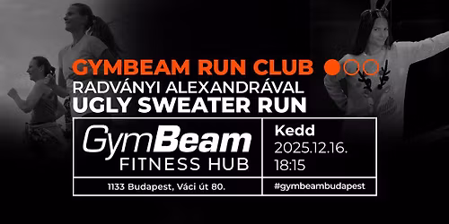 Ugly Sweater Run - GymBeam Run Club Radv\u00e1nyi Alexandr\u00e1val