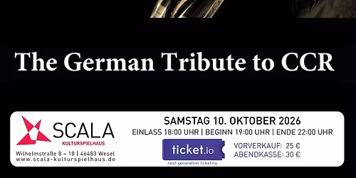 JOHN FOGERTY COVERATION - THE GERMAN TRIBUTE TO CCR - KONZERT