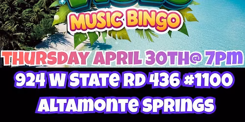 Island Vibes Music Bingo @ Paddy's Pub Altamonte