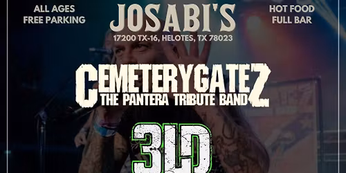 Cemetery Gatez - Pantera Tribute with Three Legged Dog - Alice in Chains Tribute