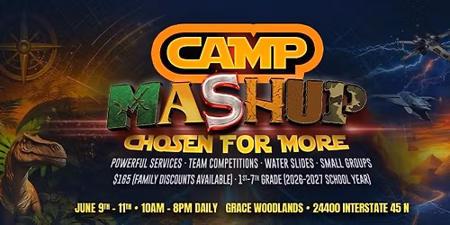 Grace Kids: Camp Mashup | 10am - 8pm Daily