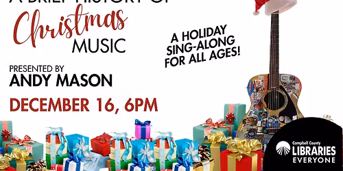 A Brief History of Christmas Music presented by Musician Andy Mason
