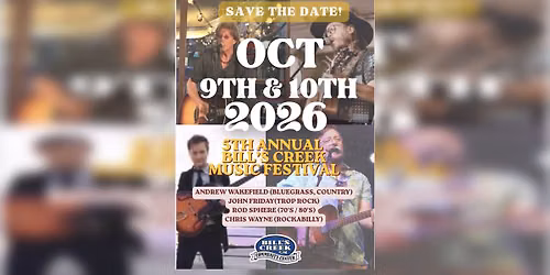5th Annual Bill\u2019s Creek Music Festival