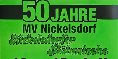 Ein halbes Jahrhundert \u2013 der MV Nickelsdorf feiert 50 Jahre Jubil\u00e4um!