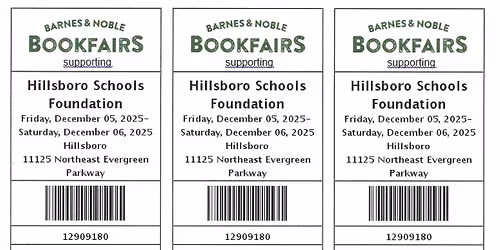 HSF's Barnes & Noble Bookfair!
