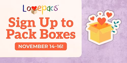 LovePacs Packing Event