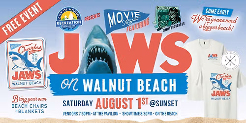 JAWS on Walnut Beach Movie Night