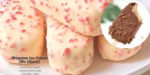 Magnum Ice Cream Popsicles (NO CHURN)