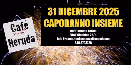 CENONE DI CAPODANNO AL NERUDA