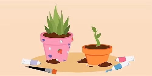 PLANT  POT PAINTING