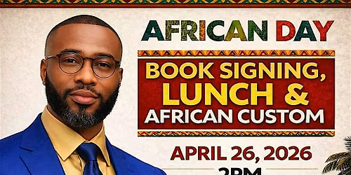 Book signing & Lunching\/African Custon Day